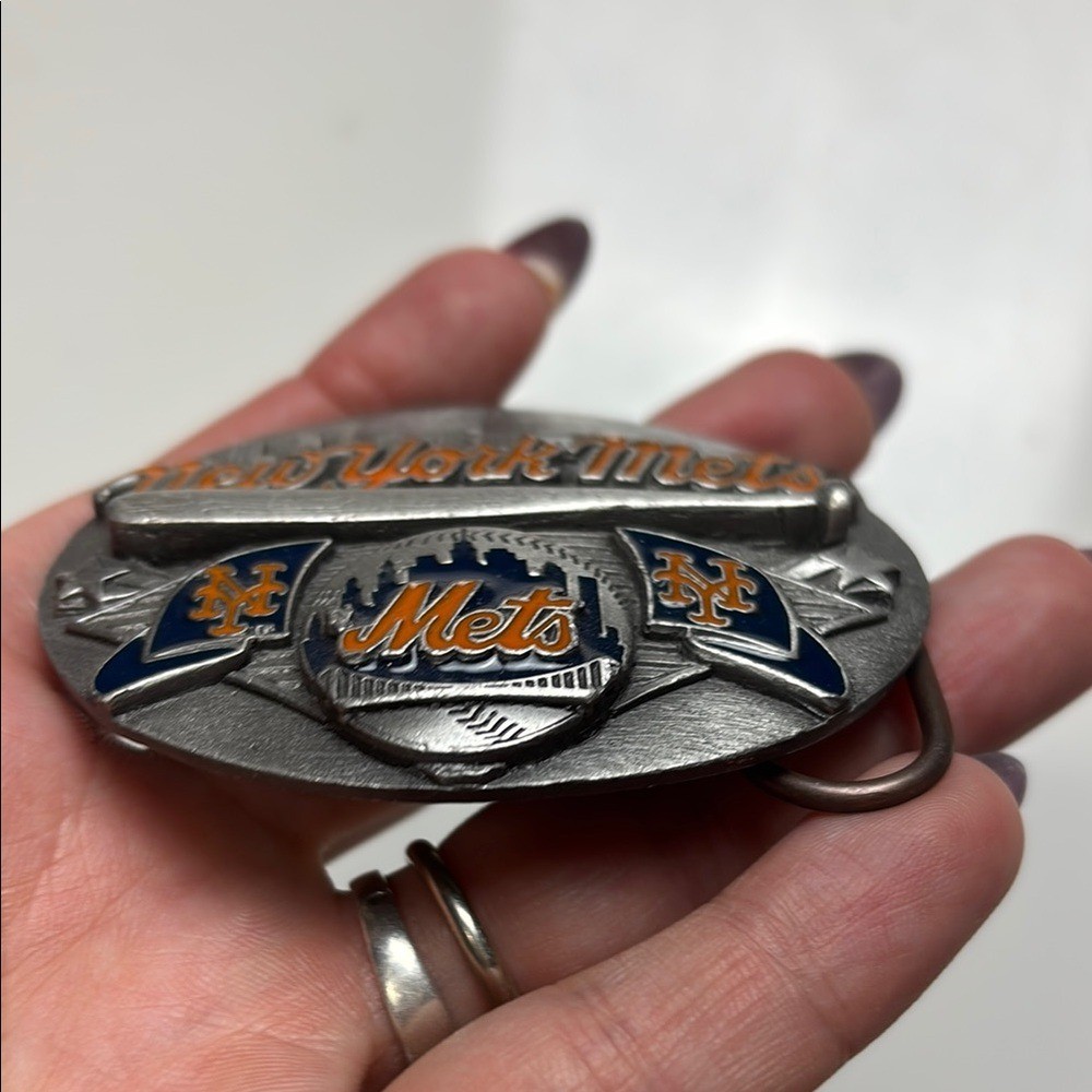 New York Mets Siskiyou 1990 Belt Buckle
