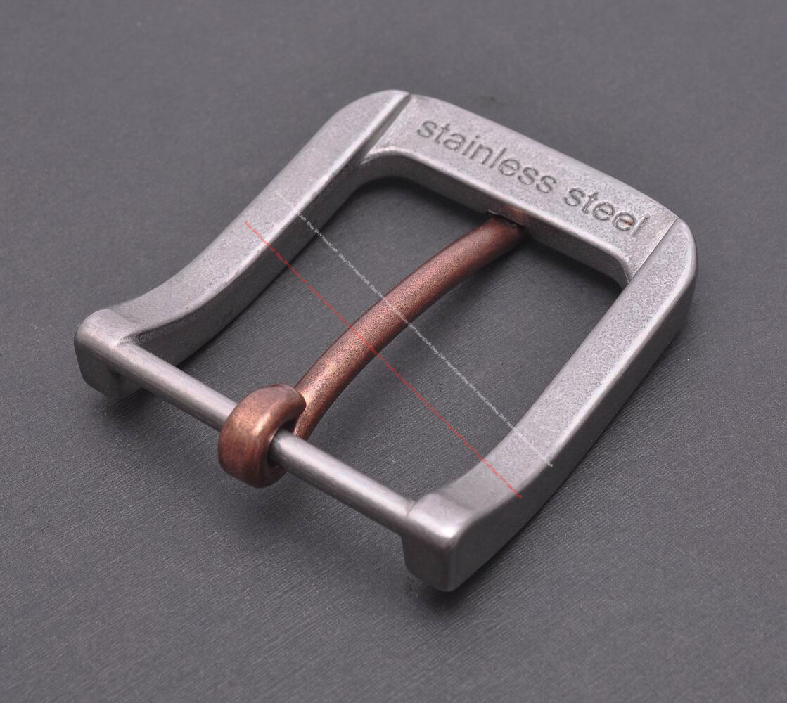Sturdy Quality Solid Stainless Steel Leathercraft Heel Bar Belt Buckle 40MM