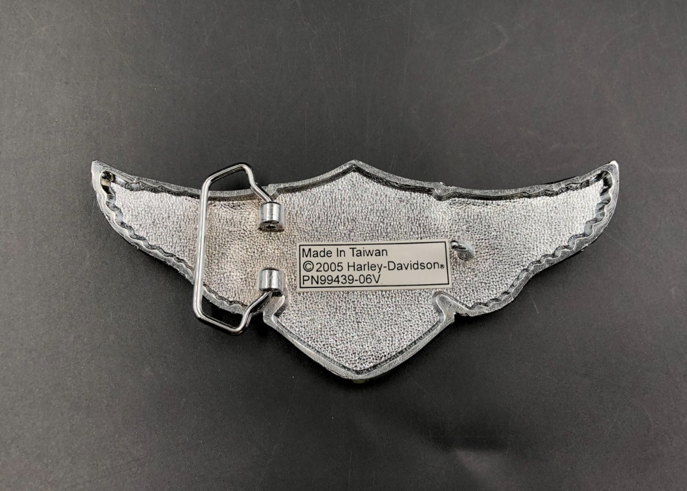 2005 Harley-Davidson Motor Cycles 6&Prime; x 2.5&Prime; Belt Buckle Eagle Wings