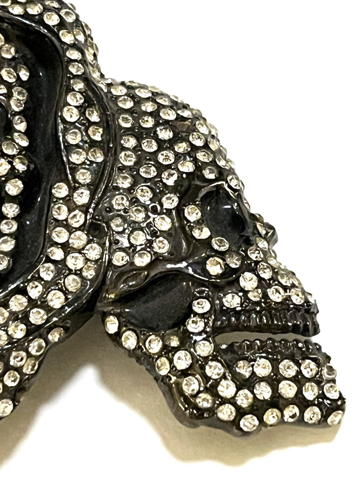 RT Signed Skull Rhinestones Pirate Costume Party Buckle Men&rsquo;s Fashion