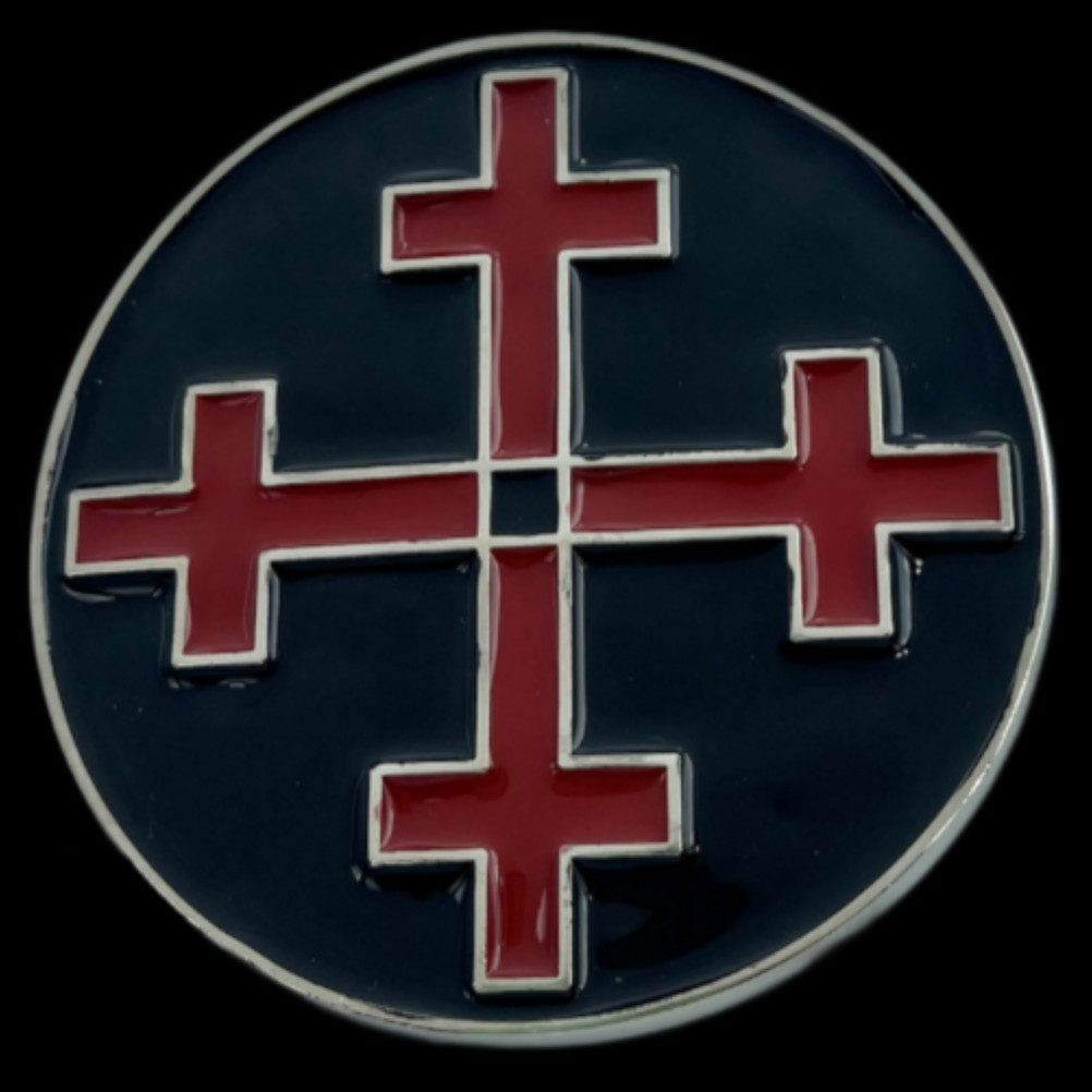 4 Crosses Religious Religion Bottle Opener Belt Buckle