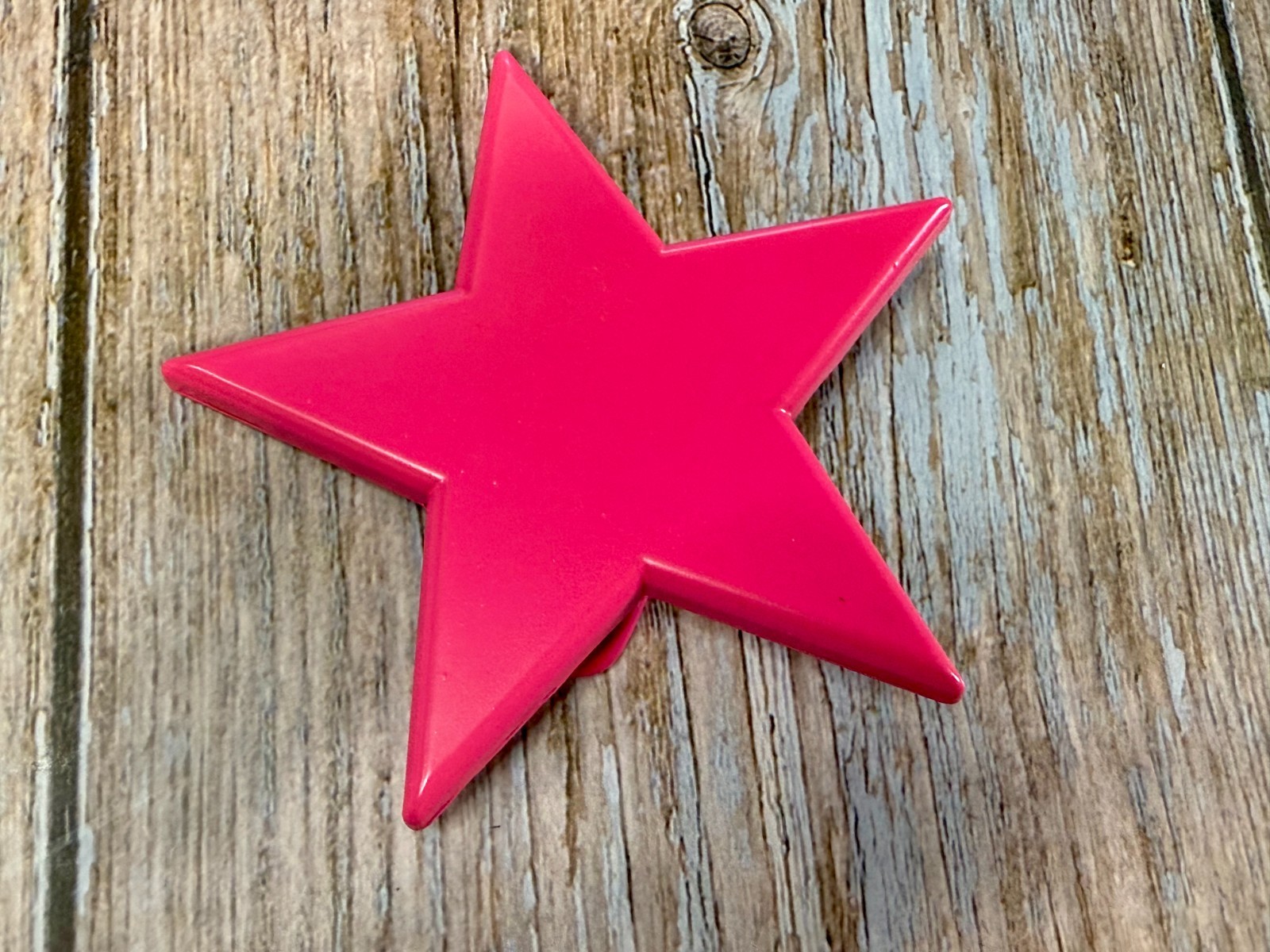 Pink Girlie Star Shaped Cutout Kids Women&rsquo;s Fun Bright Large Belt Buckle