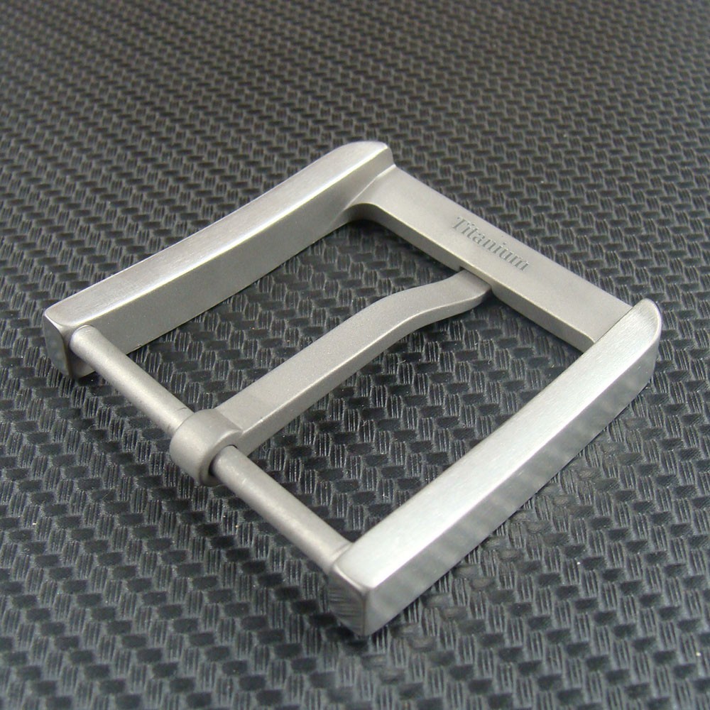 Titanium Pin Single Tongue Buckle Anti allergy Belt Buckle for 1.5&Prime; Belt Z297A