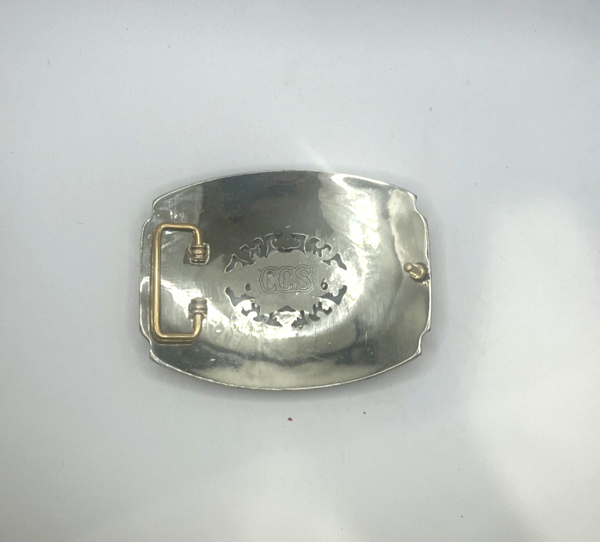 Western Trophy Belt Buckle Happy Rodeo Assn. Texas Hold Em&rsquo; Champion