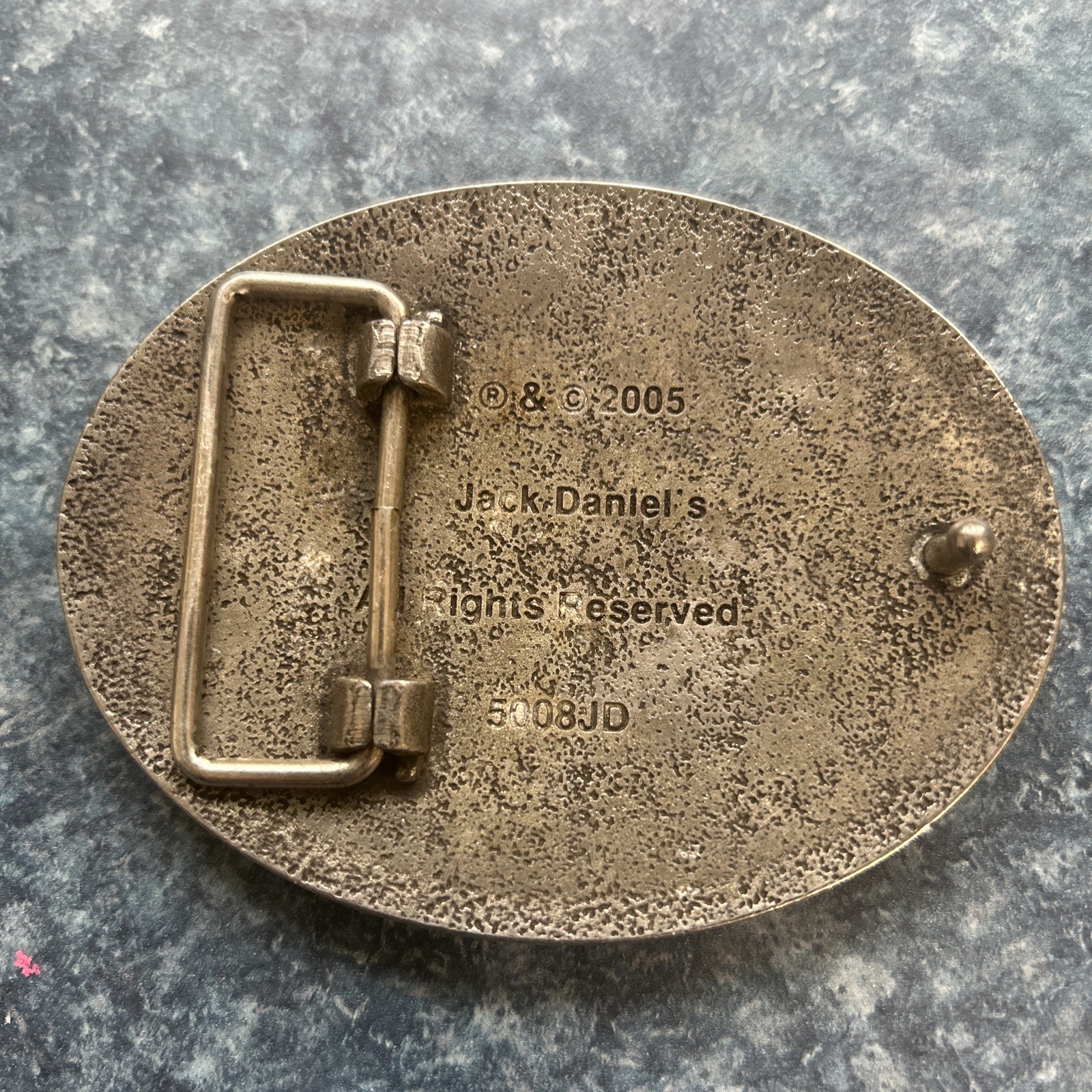 Jack Daniel&rsquo;s metal belt buckle Old No. 7 Brand Whiskey Western Cowboy 5008JD