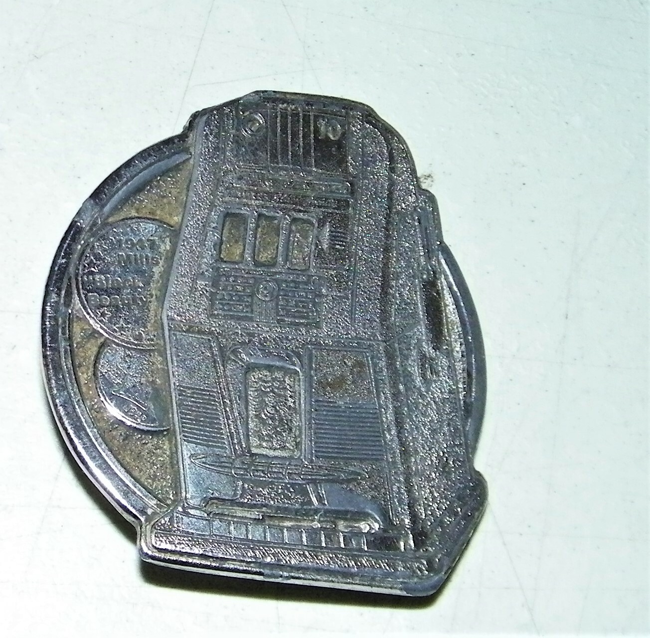 Vintage 10 Cent SLOT MACHINE 1947 Mills Black Beauty One Arm Bandit Gambling G.C