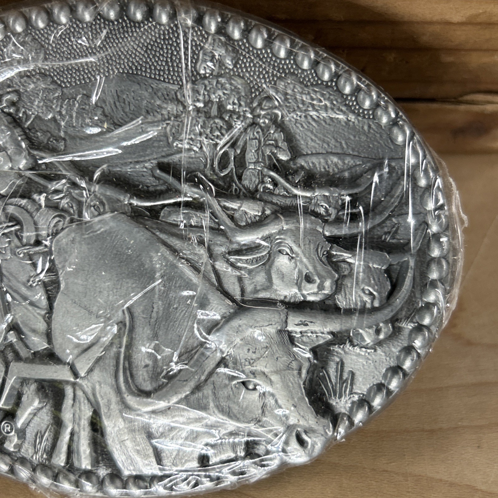 NEW SEALED COWBOY WESTERN CATTLE DRIVE LONGHORN STEER ZEE SERIES BELT BUCKLE