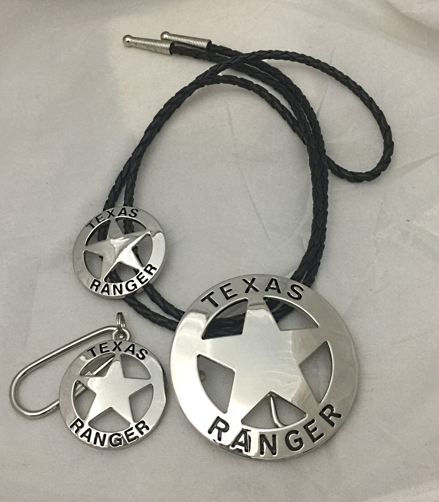 3 piece set Texas Buckle Belt Buckle, Bolo and Key Ring Box Set