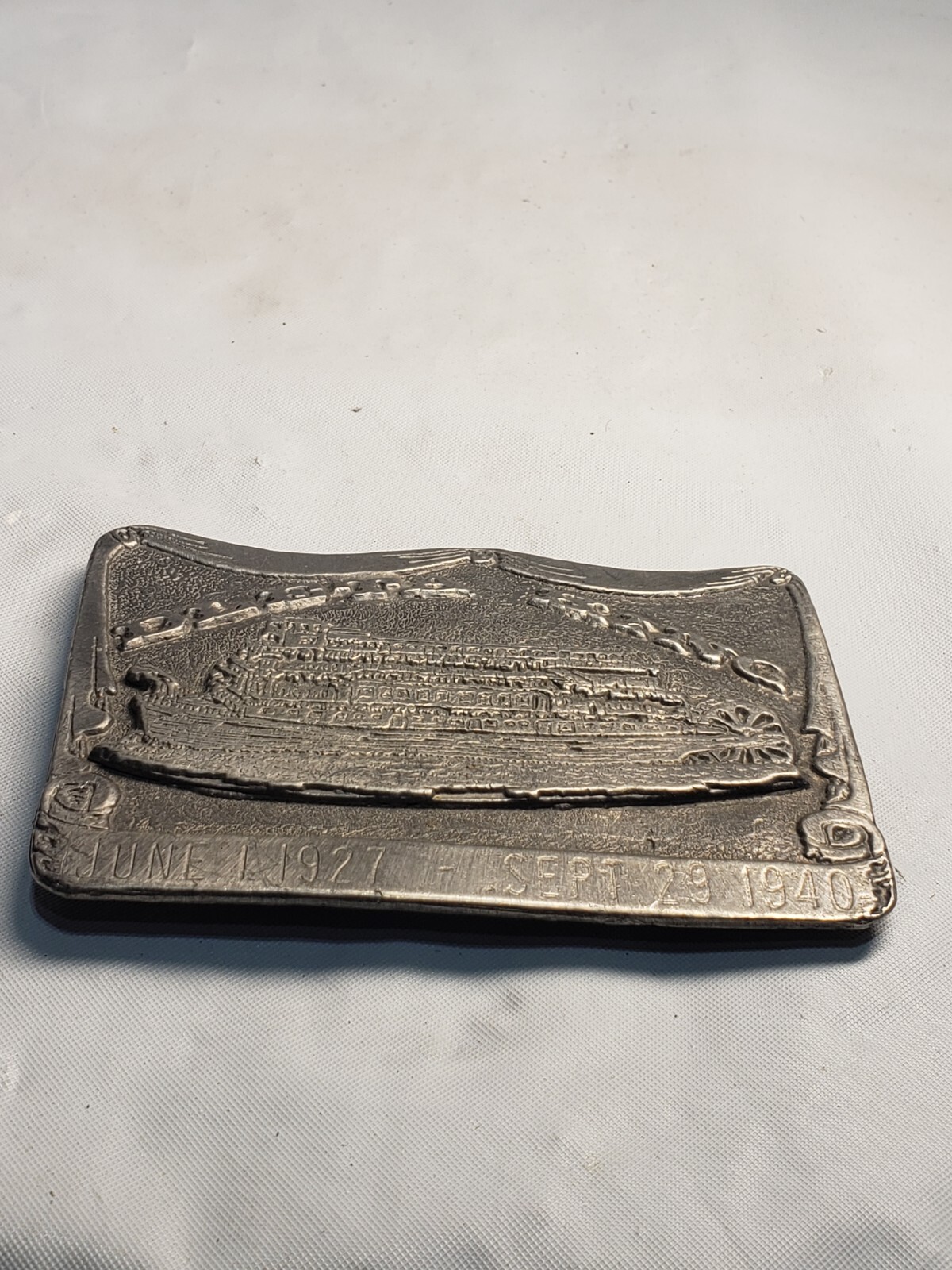 DLETA KING JUNE 1 1927- SEPT 29 1940 Belt Buckle by BILLIE BEE CREATIONS