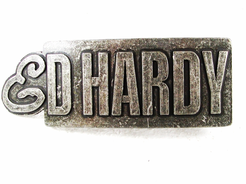 Silvertone Belt Buckle By ED HARDY 33116bbb