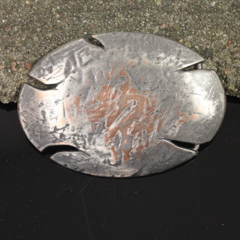 Oval Belt Buckle with Break Edges – Heavy Duty Urban Look Sport Design