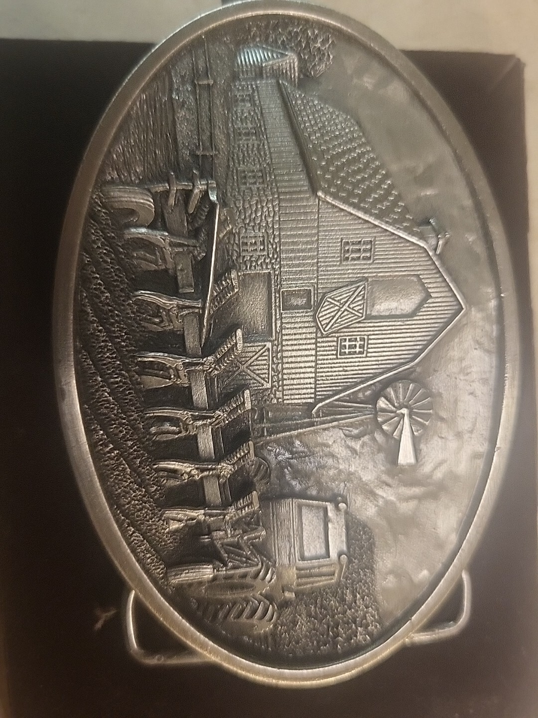 Vintage Bergamot Belt Buckle T149 1984 USA made,