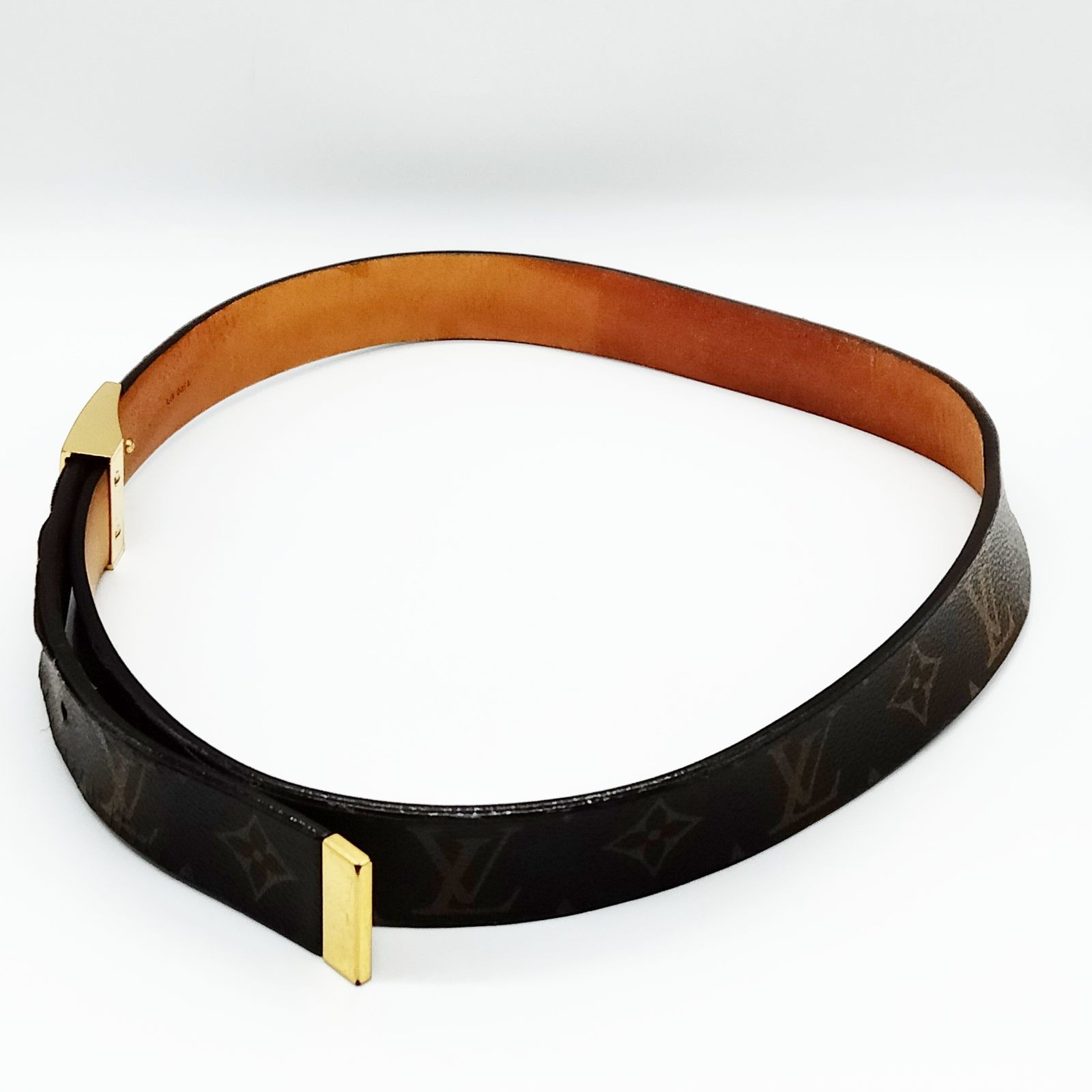 Louis Vuitton Belt Ceinture Carre Goldtone 1509110