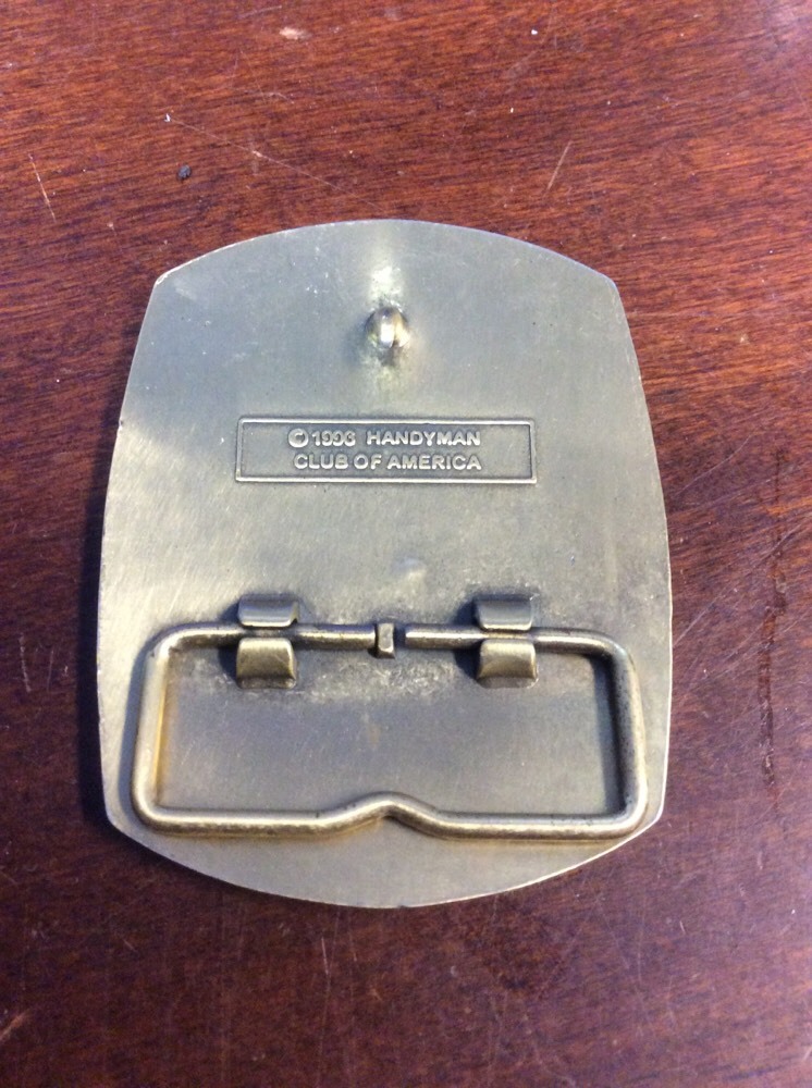 Brass Belt Buckle Handyman Club of America Belt Accessory Buckles