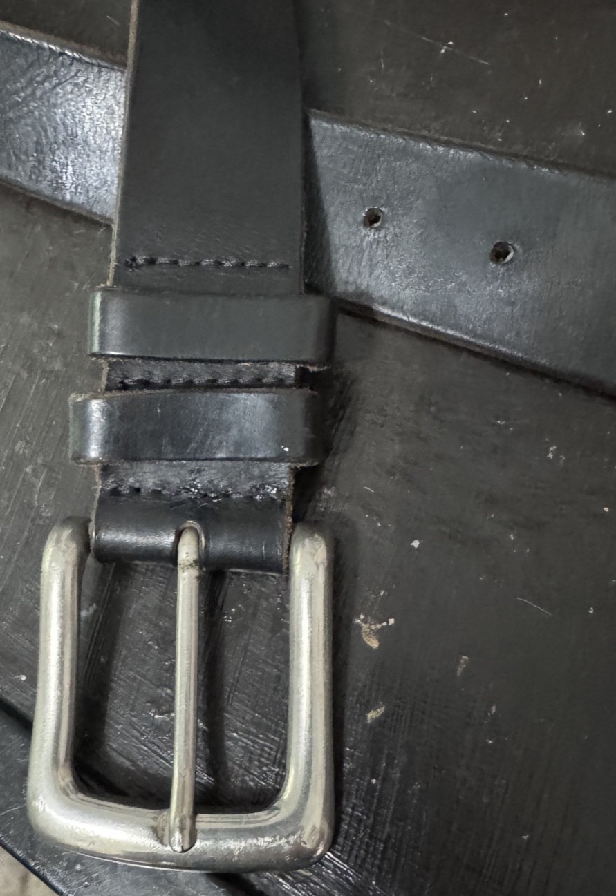 Great Land Outdoor Black Genuine Leather Belt Small / Medium 28-30&Prime;