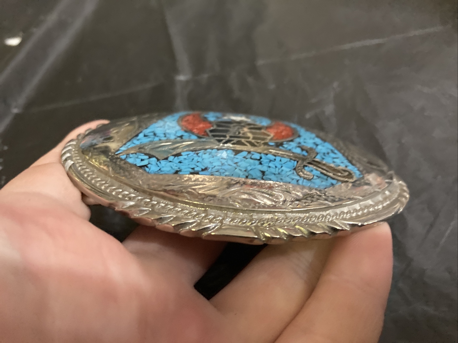 Vintage Hand Crafted Arizona Belt Buckle