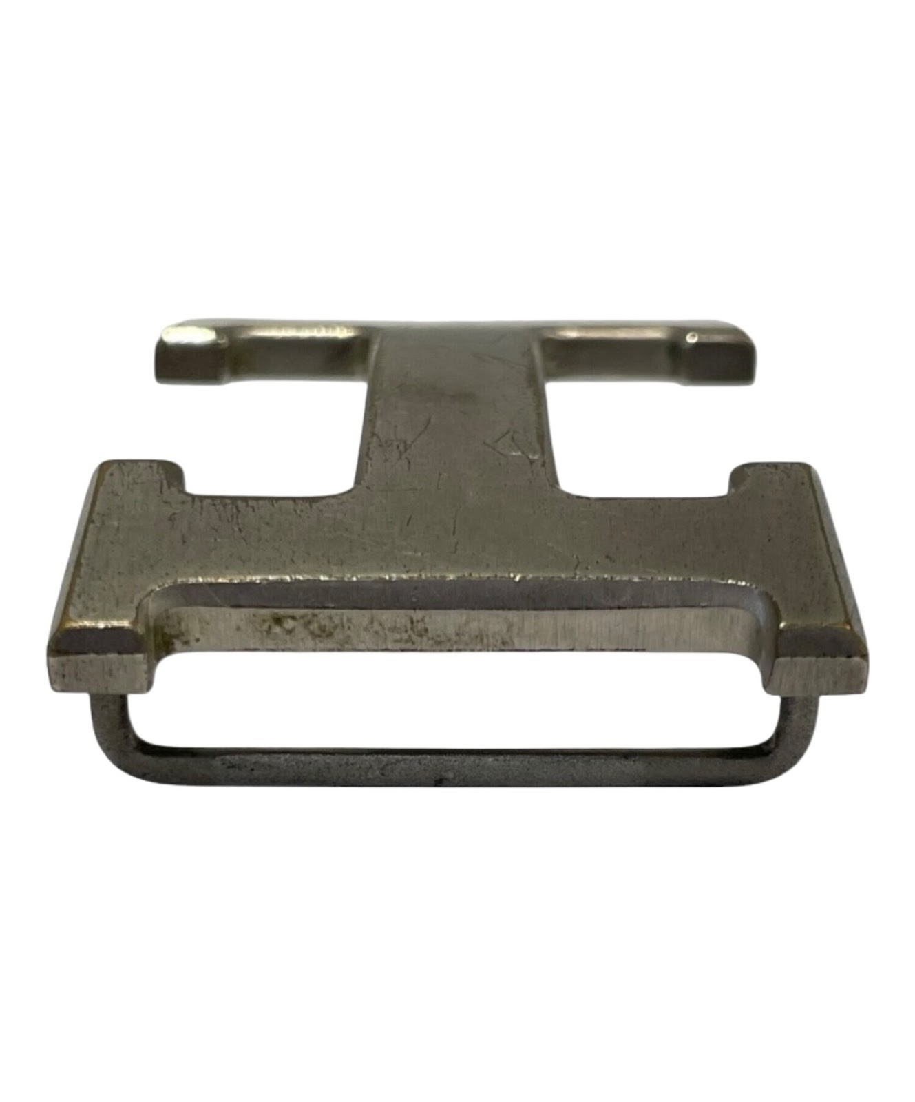Authentic HERMES Constance H-buckle Silver-Tone Men/Women #3078
