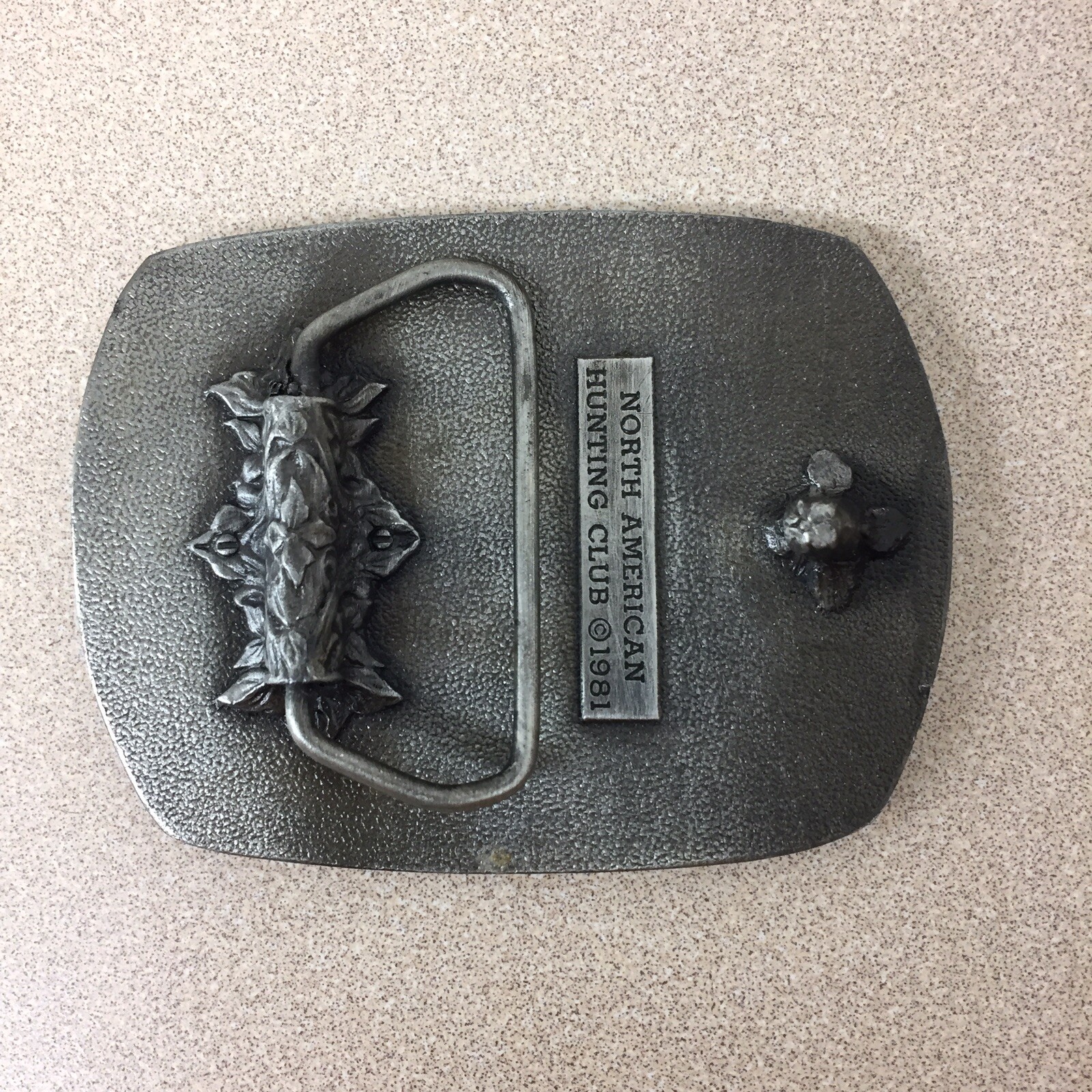 North American Hunting Club Life Member David Belt Buckle 1981 AR110
