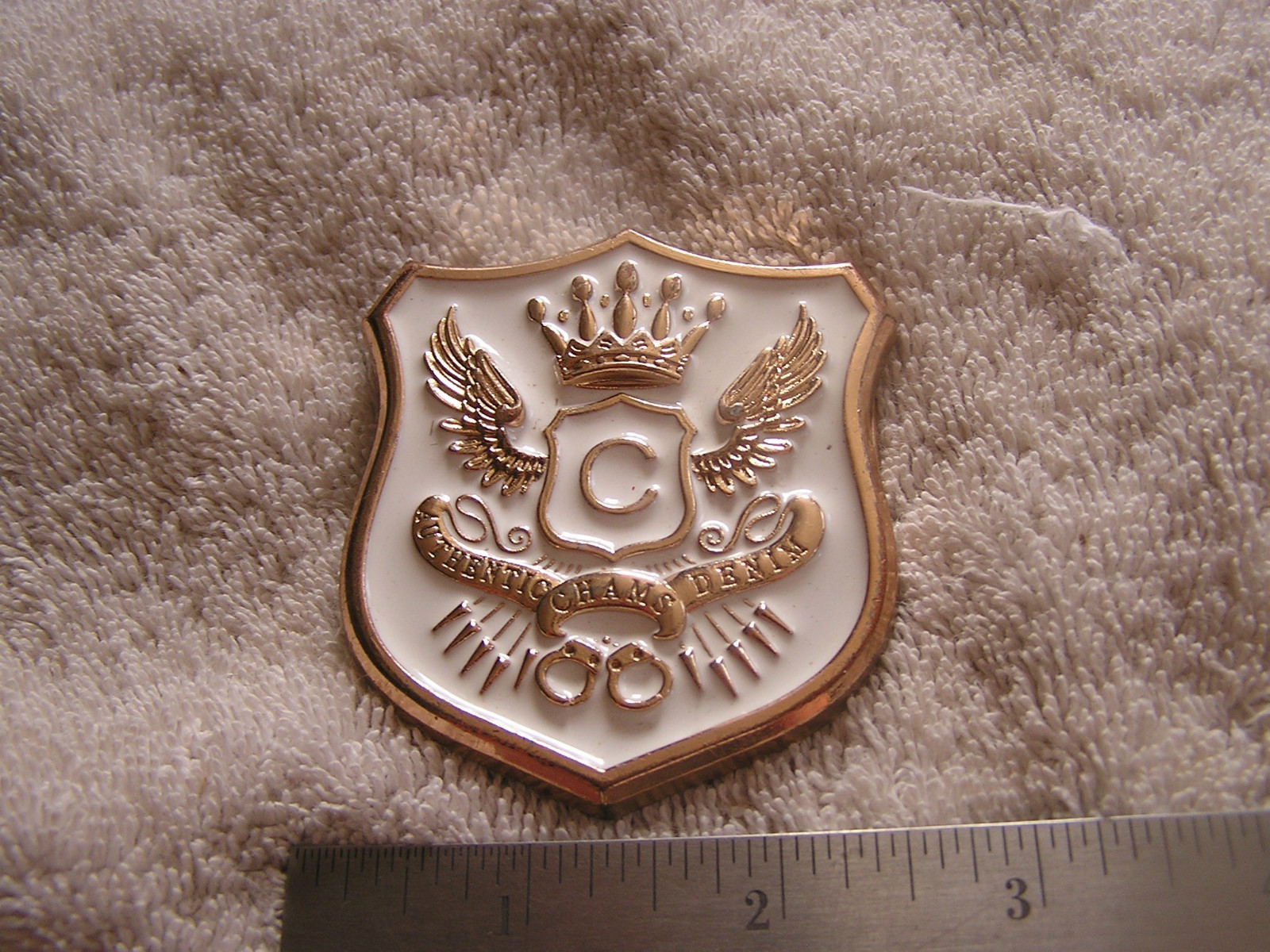 Vintage Belt Buckle Authentic Denim Chams