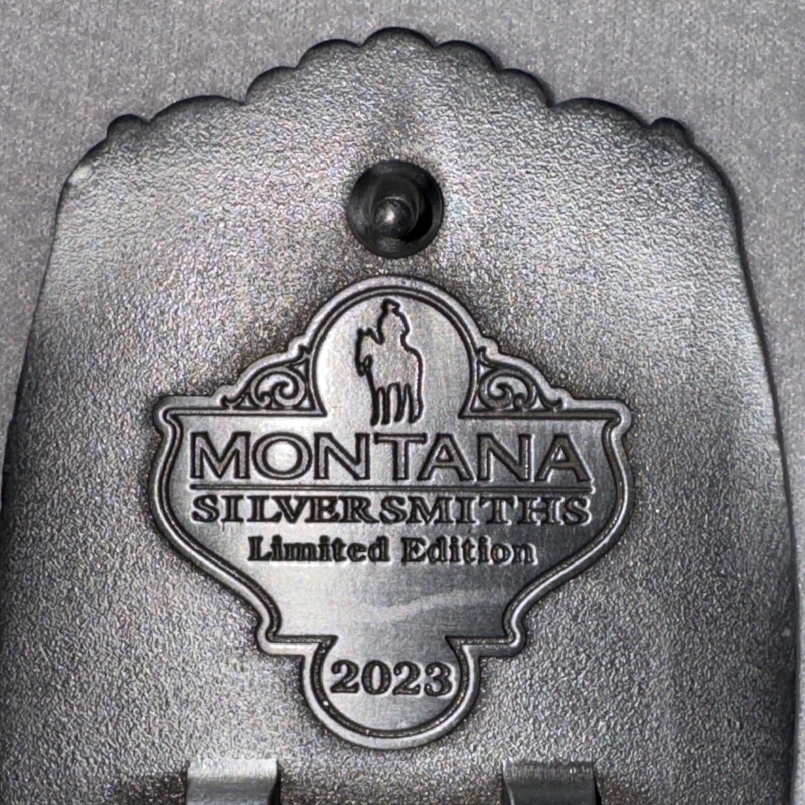 PENDLETON WHISKY Belt Buckle Montana Silversmiths LET&rsquo;ER BUCK PROMO, 2023, NEW