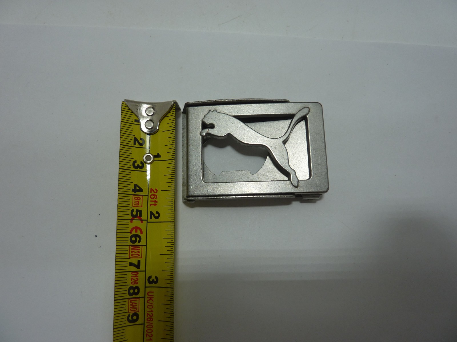 Genuine Puma REPLACEMENT Metal Belt Buckle 2.5&Prime; Wide x 1.7&Prime; Tall Inches