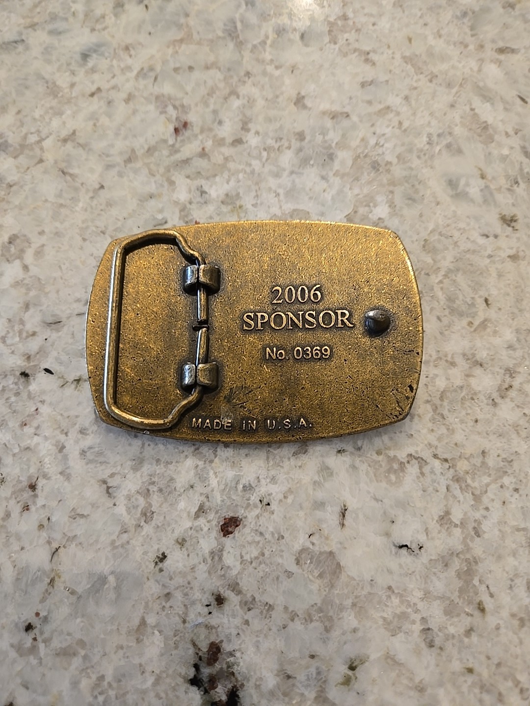 American Veterans Disabled For Life Memorial Belt Buckle 2006 Sponsor #0369