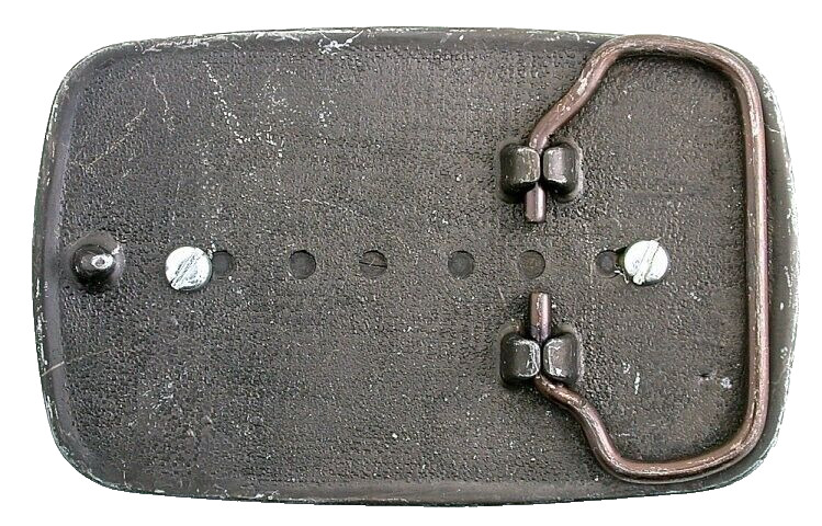 1921 Morgan Silver Dollar Pewter Silver Gold Color Belt Buckle EPBB254/8524