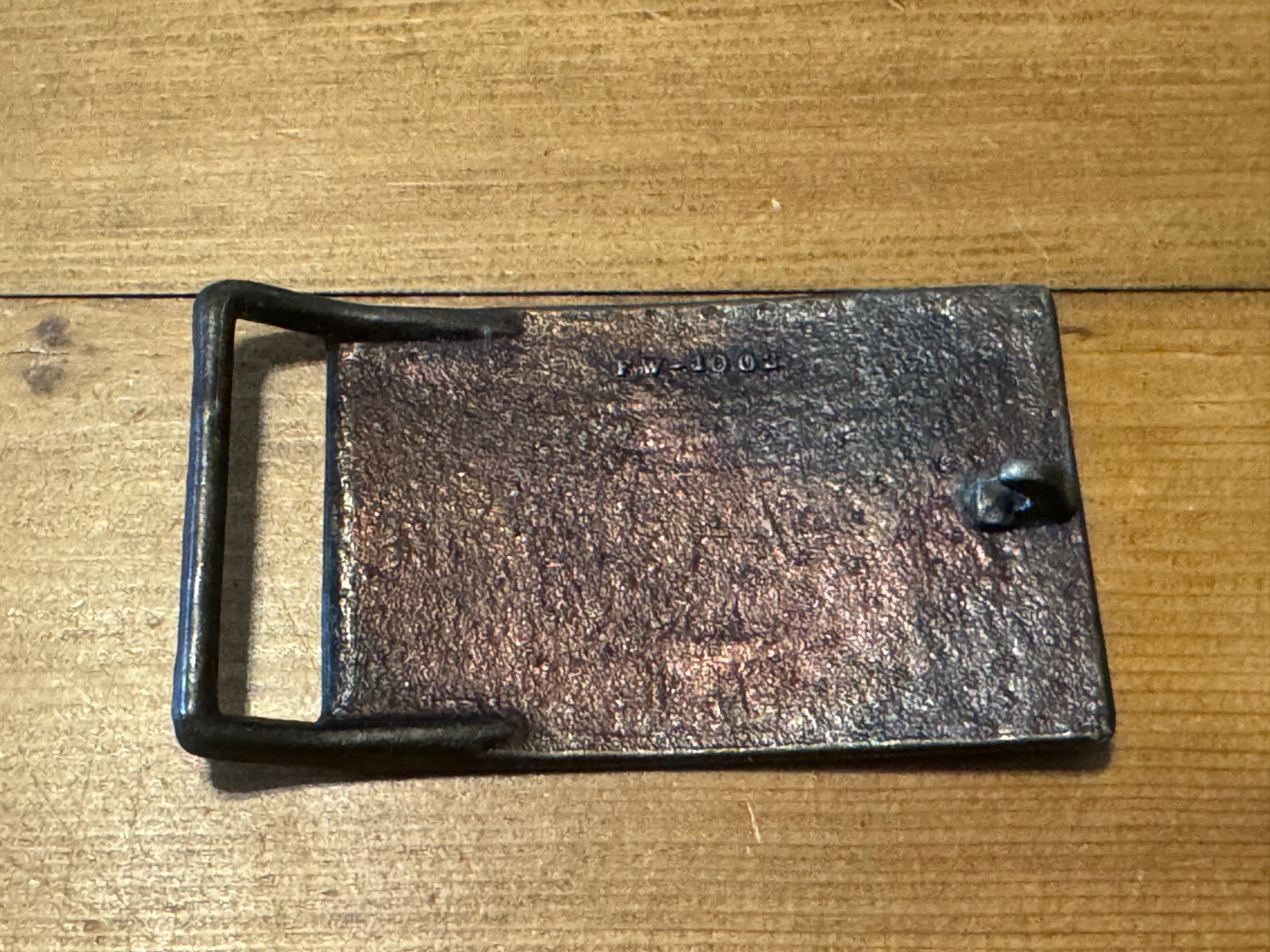 Vintage Wells Fargo and Company Bankers and Forwarders Rectangular Belt Buckle
