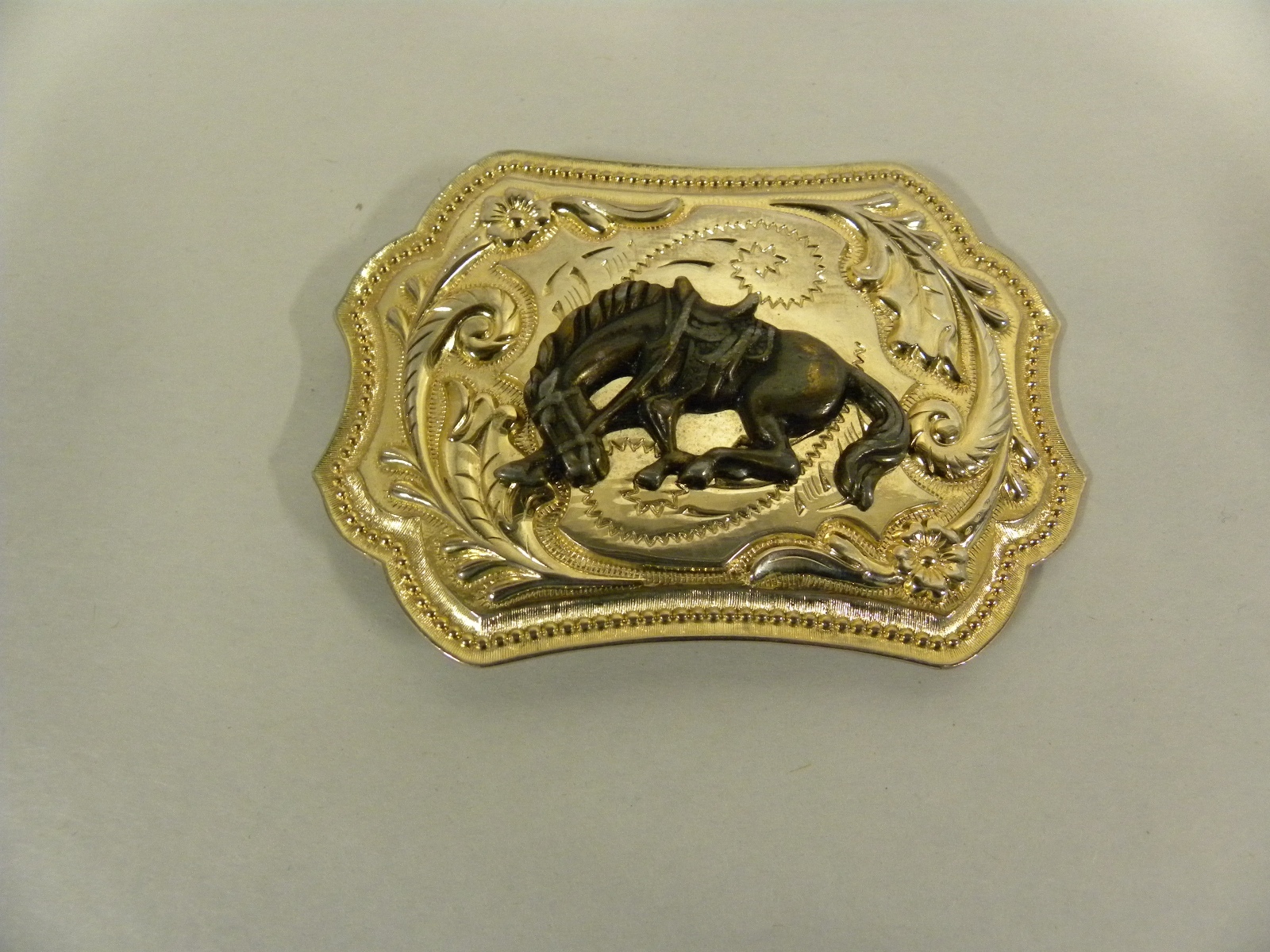 Vintage Bucking Bronco Horse Cowboy Western Belt Buckle (A6)