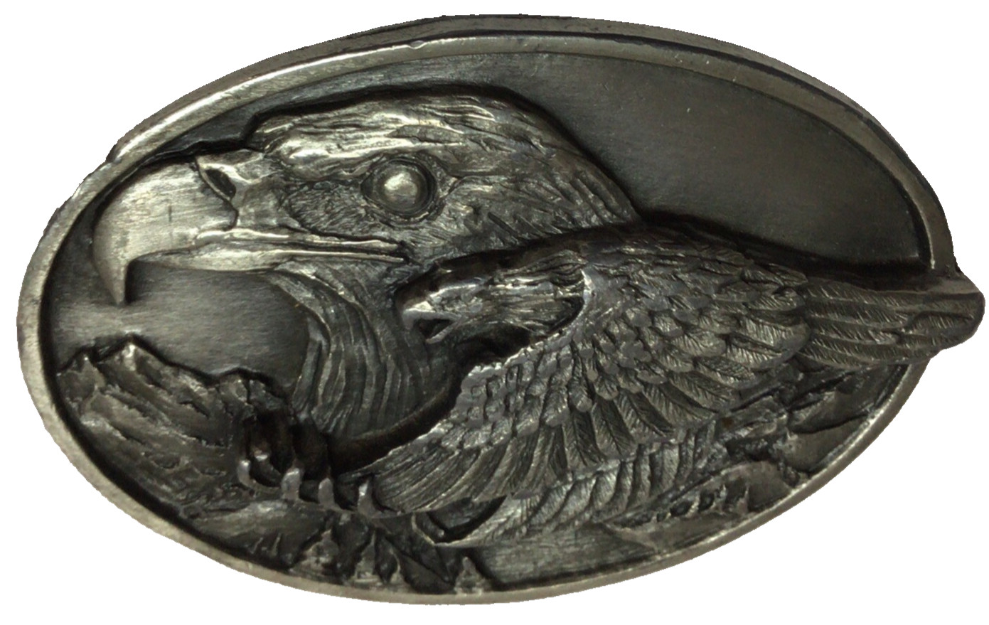 Vintage SISKIYOU Belt Co. 1988 Double Eagle Buckle USA Made