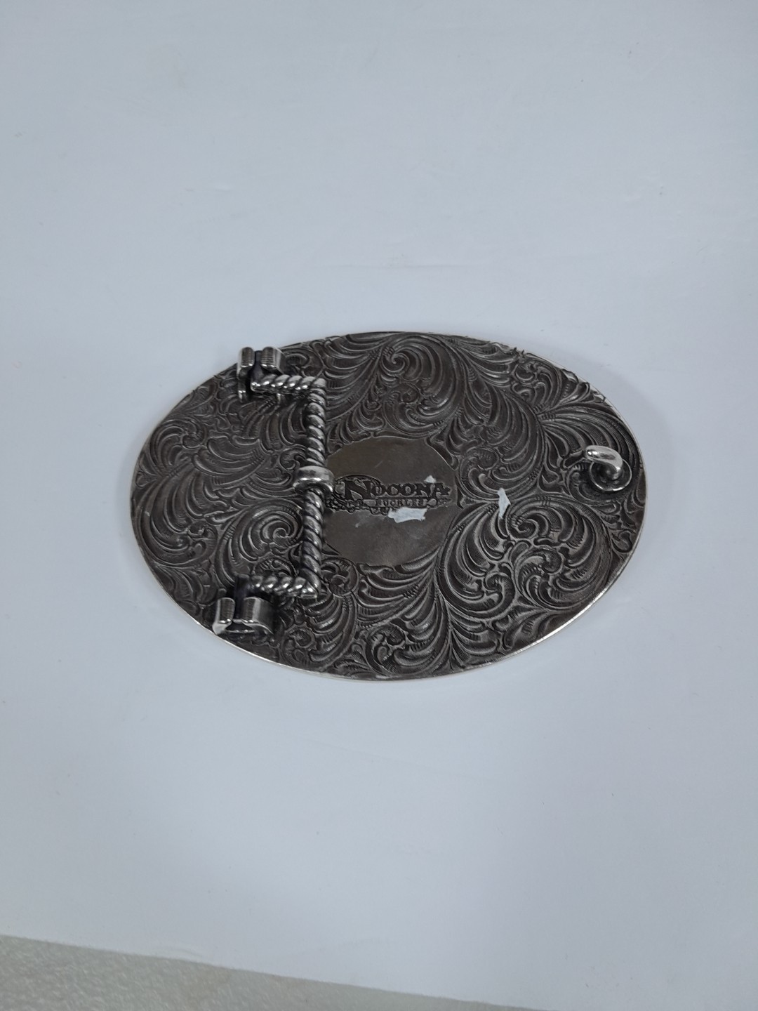 NOCONA Western Oval Belt Buckle TEXAS Tough