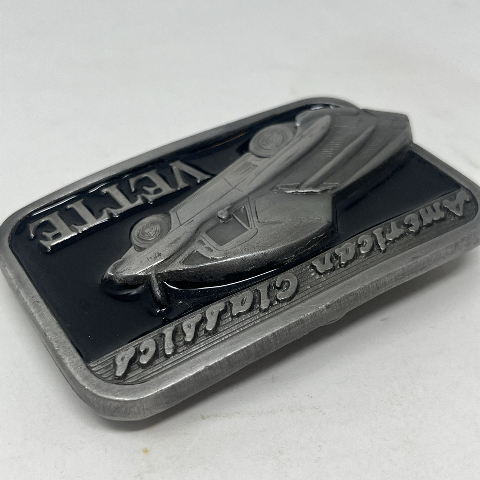 VINTAGE CHEVY CORVETTE AMERICAN CLASSICS VETTE BELT BUCKLE BA-135