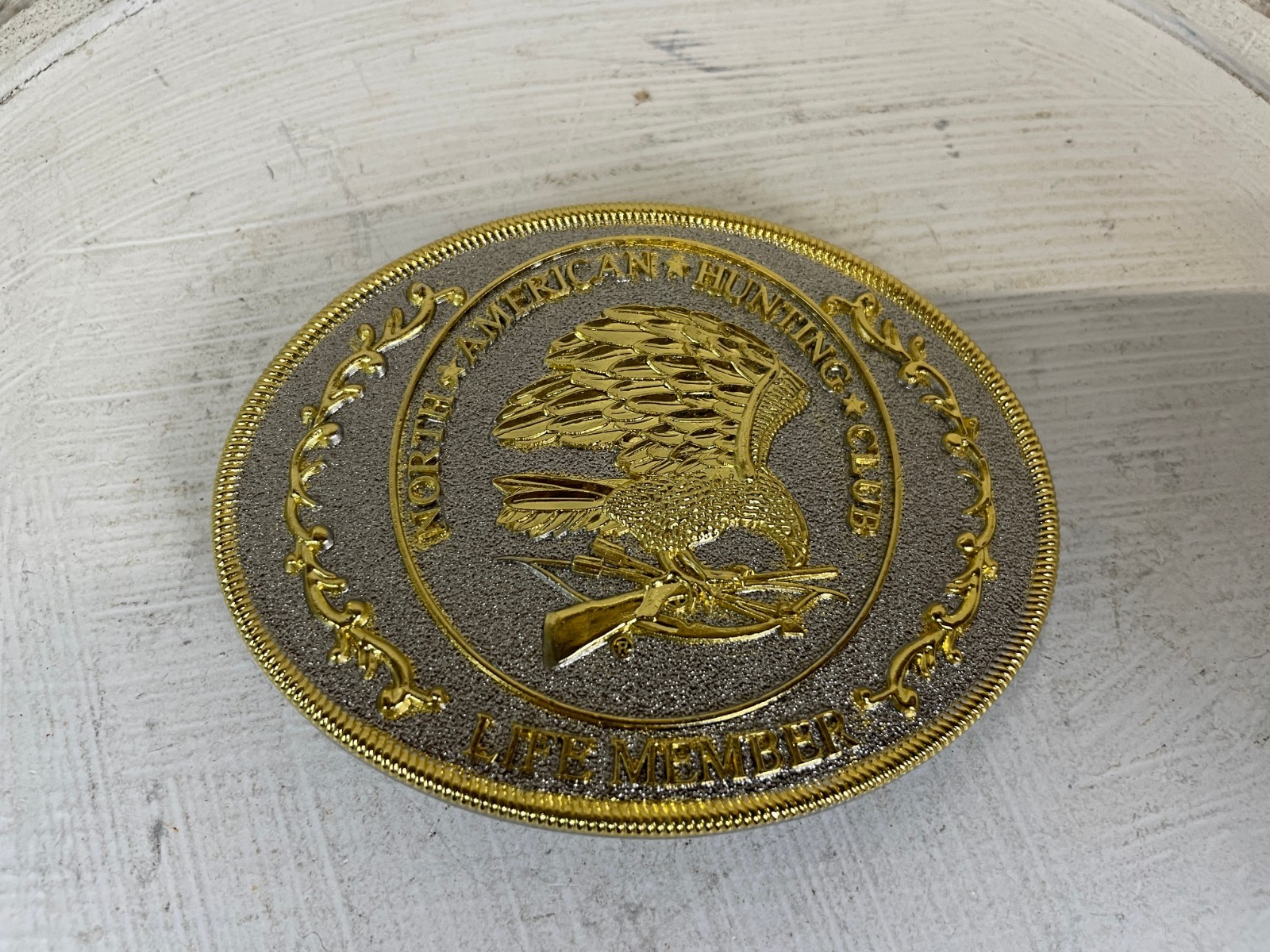 North American Hunting Club Life Member Belt Buckle HNLGBUCK