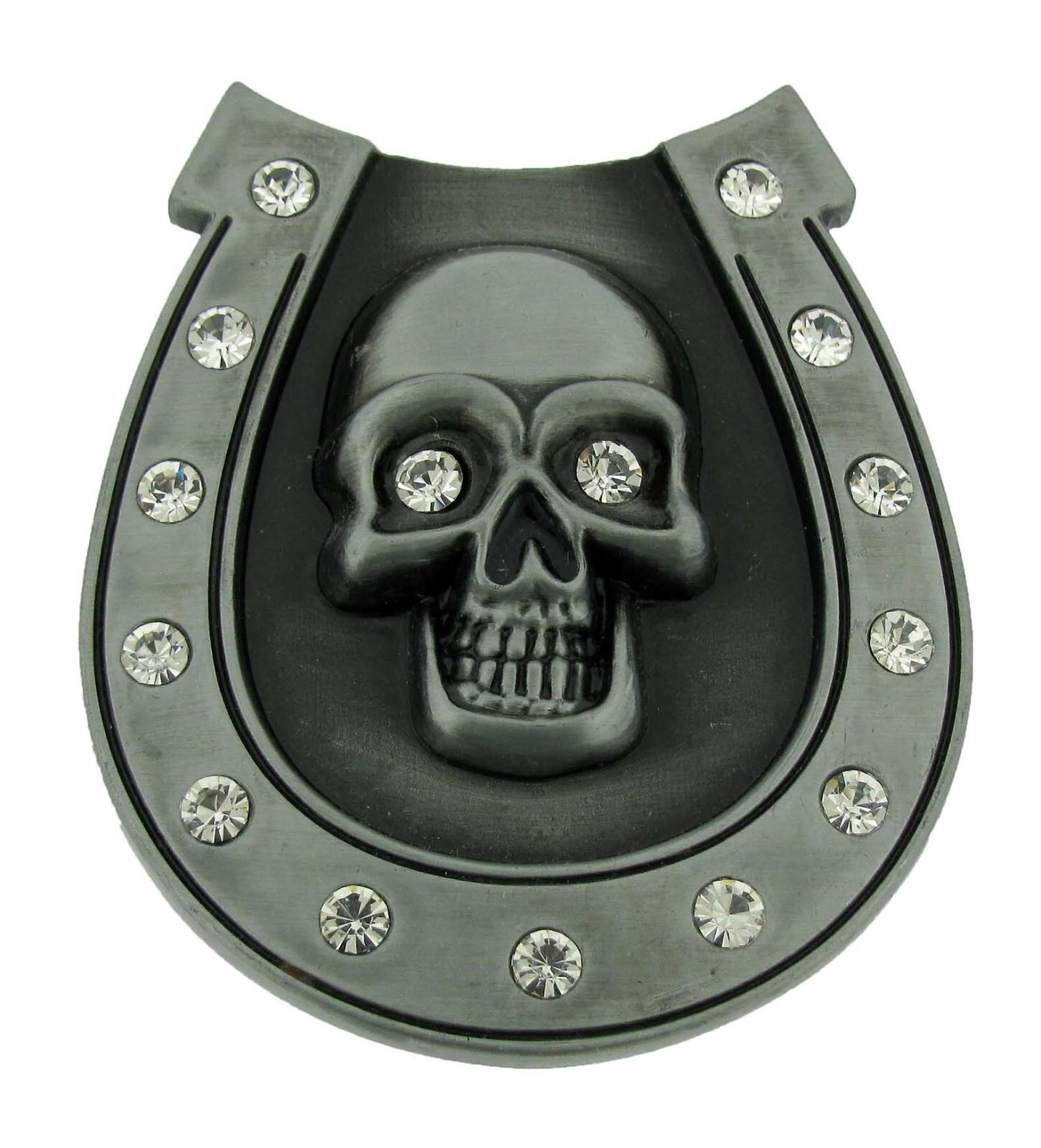 skull skeleton tattoo metal belt buckle halloween party costume gift