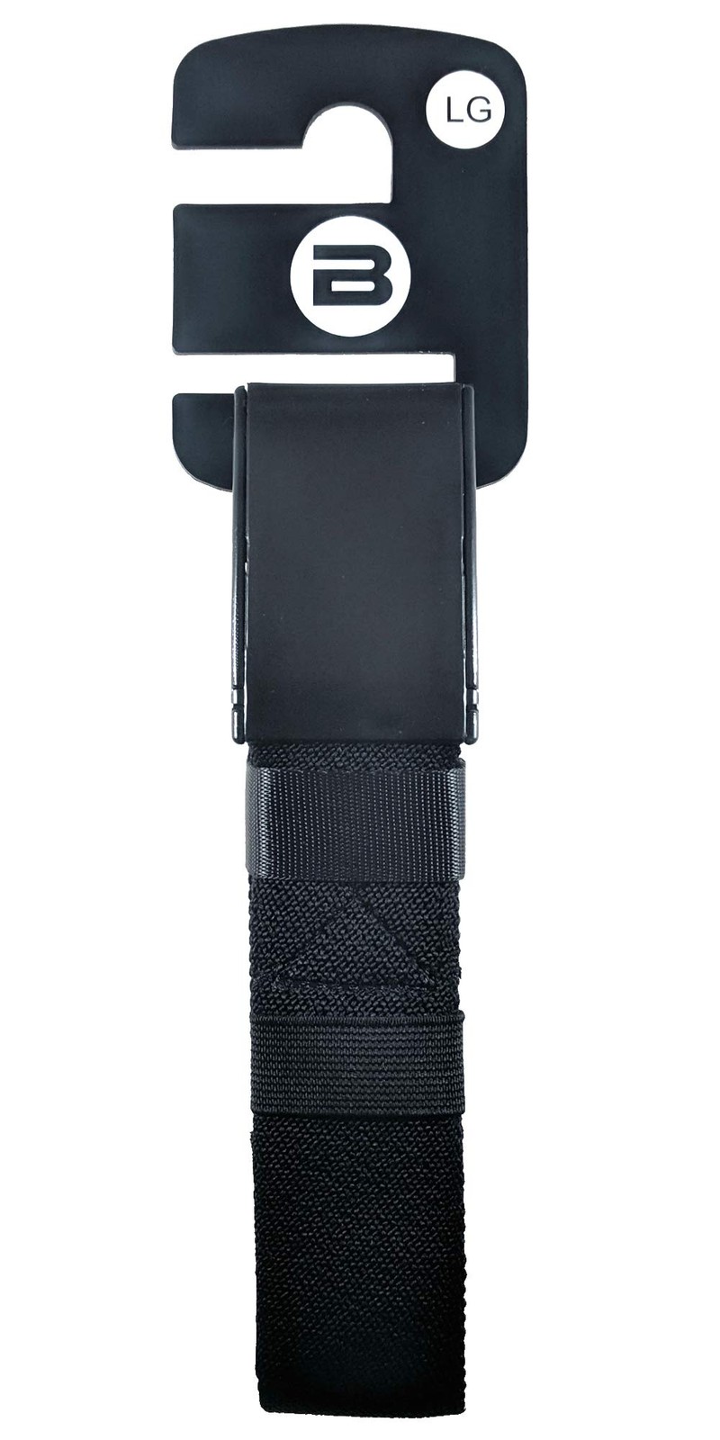 BESTA Men&rsquo;s Elastic Belt with Adjustable Buckle that Hides XX-Large, Black
