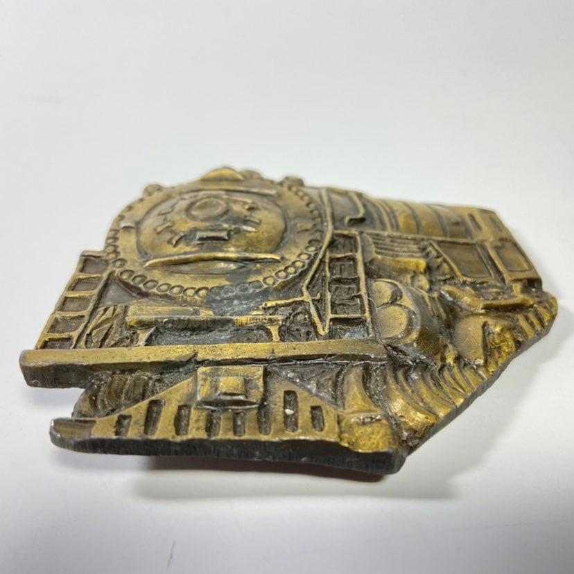 3&Prime; x 3.5&Prime; 1978 Instyle Train Locomotive Railroad Belt Buckle