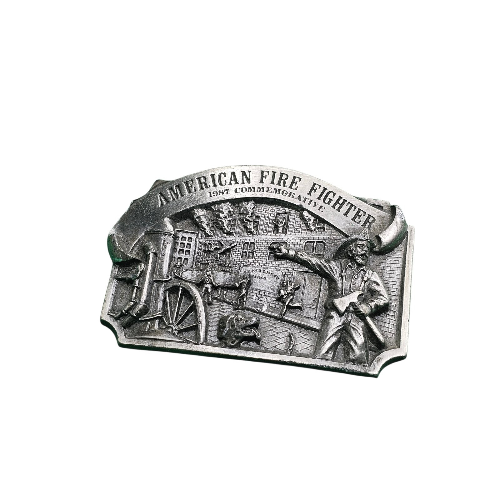 Arroyo Grande 1987 American Fire Fighter Commemorative Belt Buckle