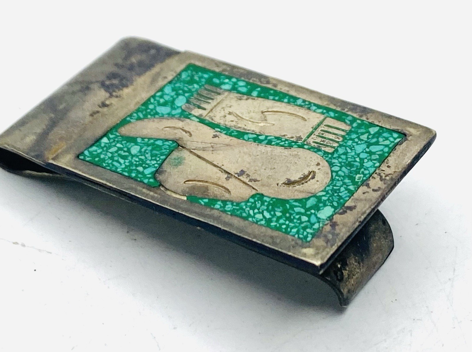 Vintage ALPACA MEXICO /Overlay Money Clip Cowboy Hat / Scarf X3￼