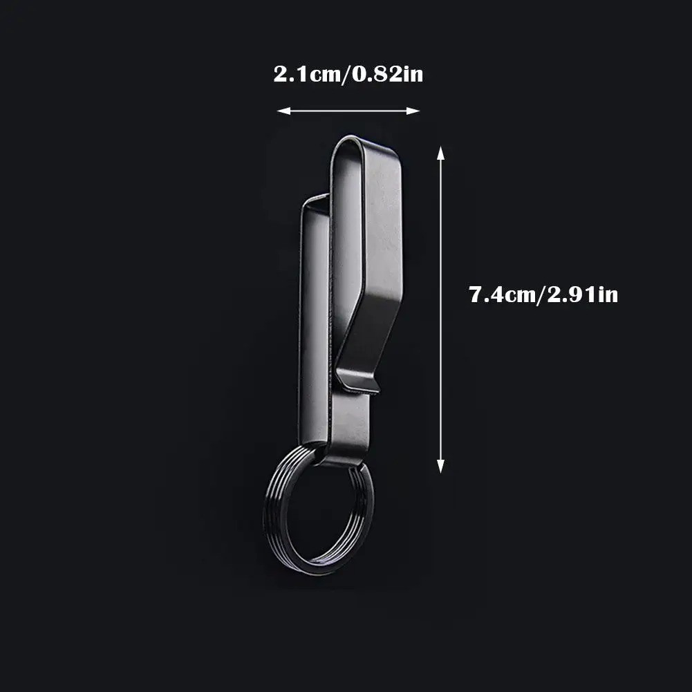 2PCS Duty Belt Key Holder with Keyrings for Police, Law Enforcement and Workers