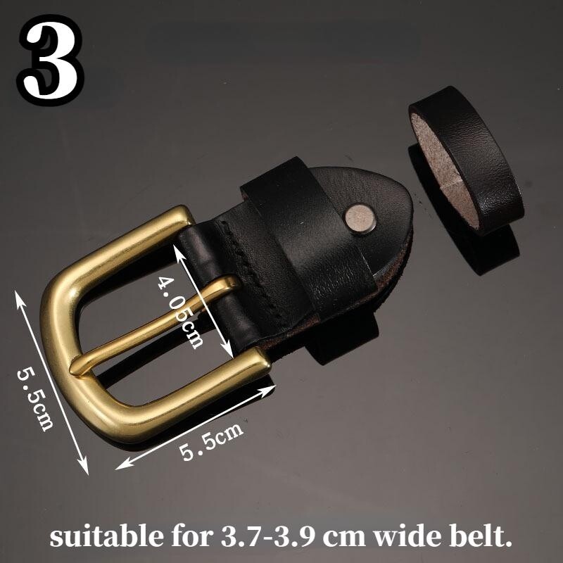 37-39mm Wide Buckle Men PU Leather Alloy Belt Buckle Head Pin Buckle Replacement