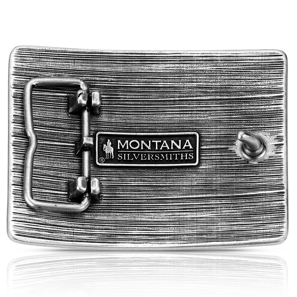 Montana Silversmiths Attitude Relentless Ride Bull Rider Rodeo Belt Buckle