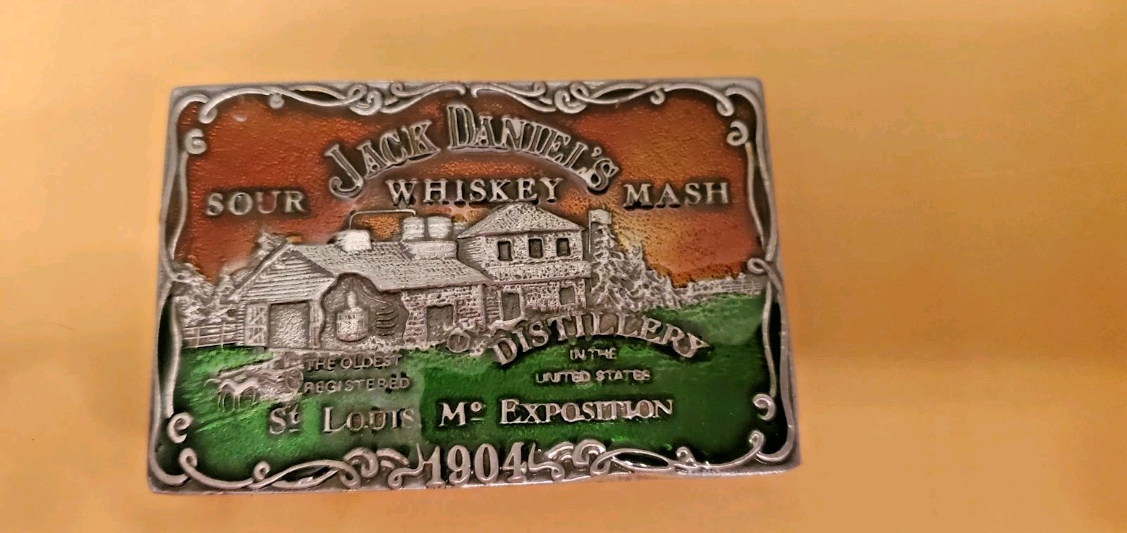 Jack Daniel&rsquo;s Whiskey, Sour Mash Belt Buckle