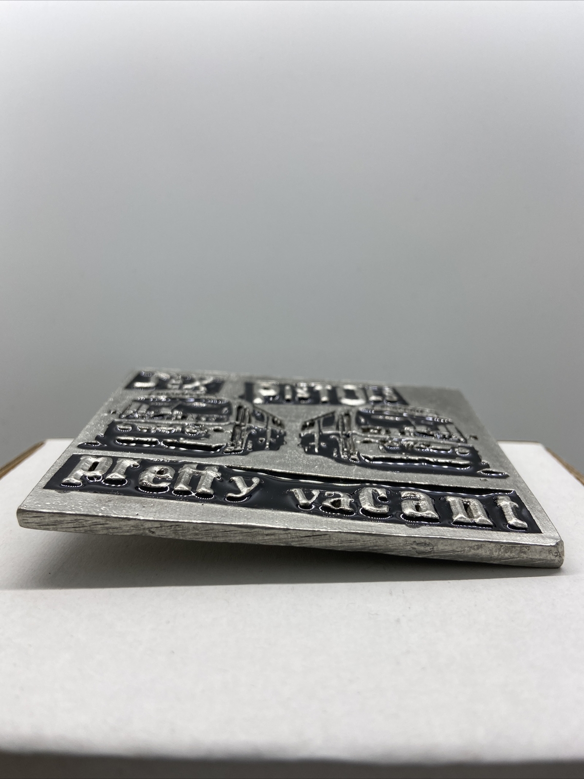 Sex Pistols Pretty Vacant Belt Buckle for 1.75 Inch Belt 3.25 In. x 2.7 In.