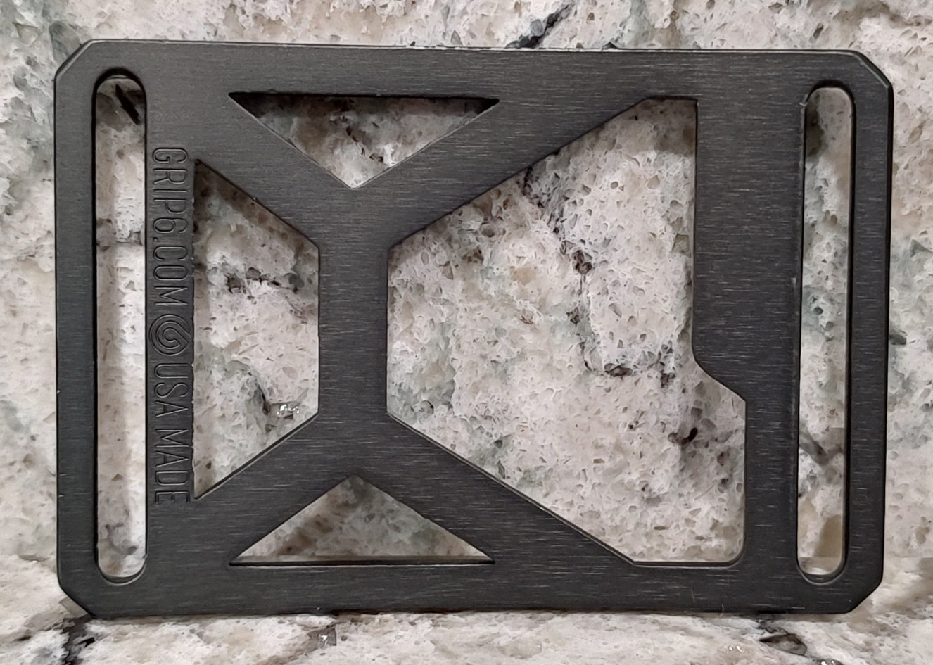 GRIP6 BELT BUCKLE – WORKBELT TACTICAL PRO – GUNMETAL GRAY – 1.75 INCH WIDE WORK
