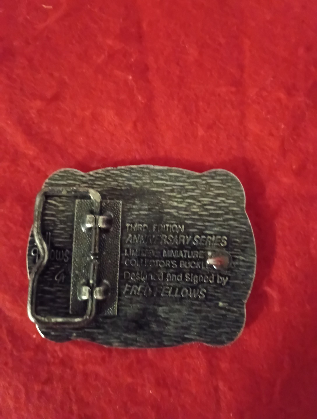 National Finals Rodeo Hesston 1985 NFR Adult Cowboy Buckle
