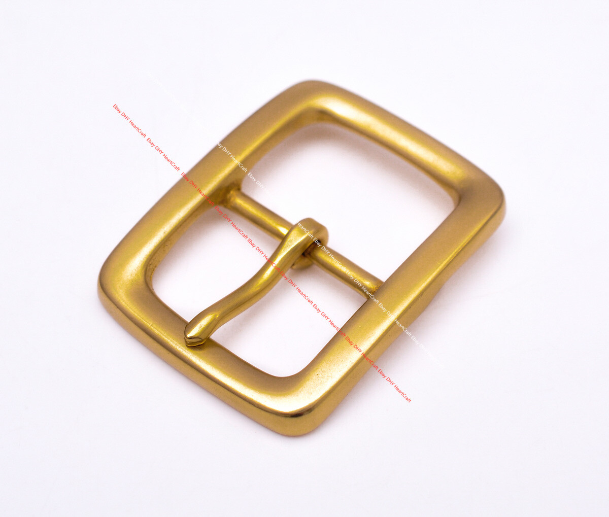 SOLID BRASS LONG QUALITY HEAVY CENTER BAR LEATHERCRAFT BELT BUCKLE INNER 40MM