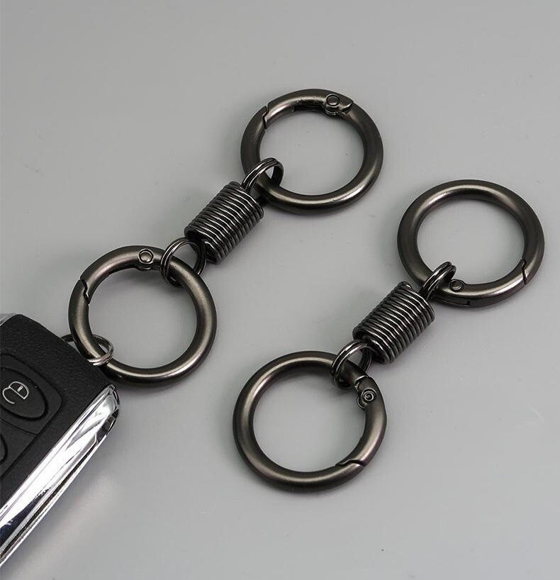 5 PCS Spring O Ring Key Buckle Bag Belt Strap Clip Clasp Hook Keyring