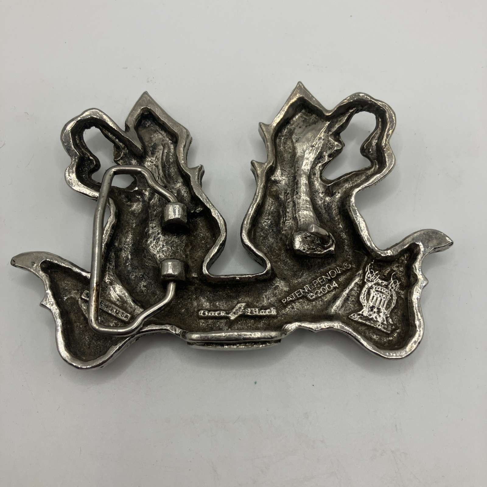 Back N Black/Silver Plum 2004 Belt Buckle