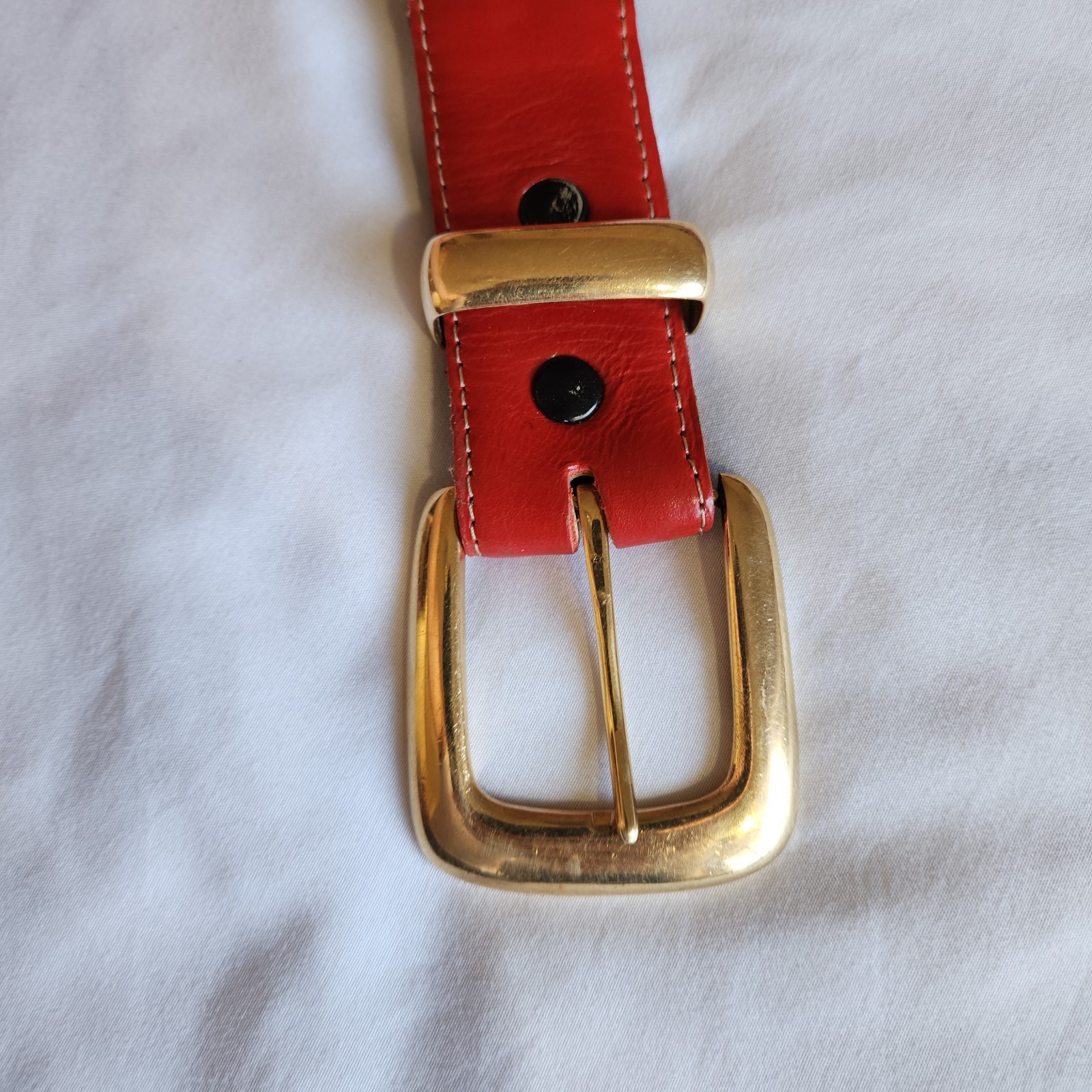 Douglas Magnus Santa Fe 14k Solid Gold 3-Piece Belt Buckle Set Size 34