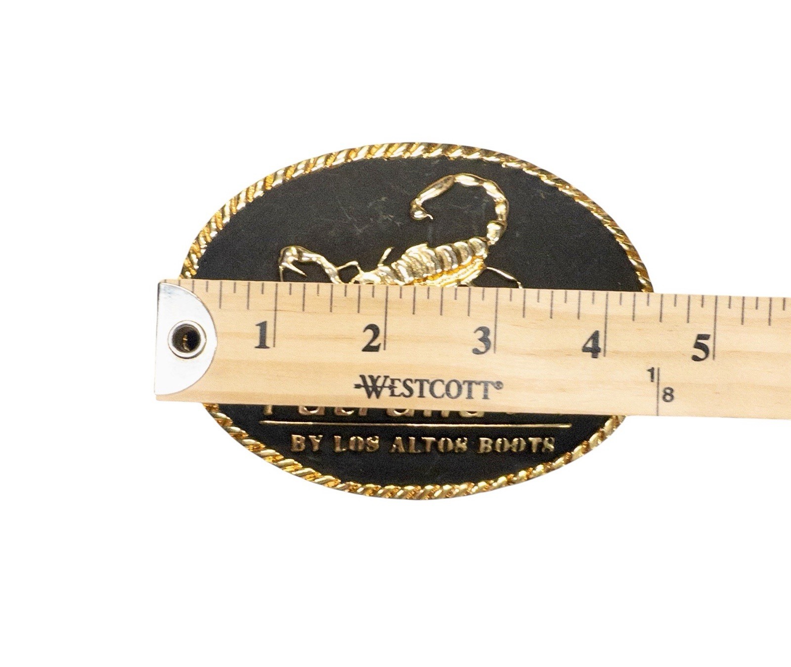 Los Altos Boots Patrulla 81 Scorpion Extra Large Western Belt Buckle
